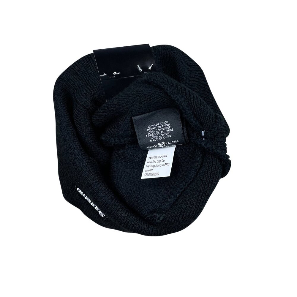 Supreme x New Era FW20 Frost S Logo Beanie Black - Picture 5 of 5